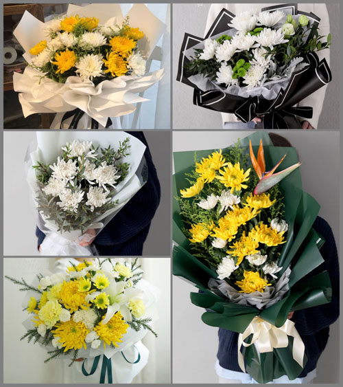 青海西宁市湟中县上五庄镇白事花束代送
